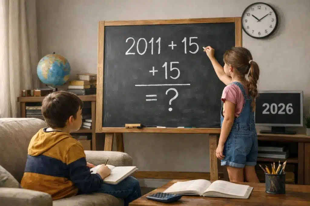 Quem nasceu em 2011 tem quantos anos em 2026