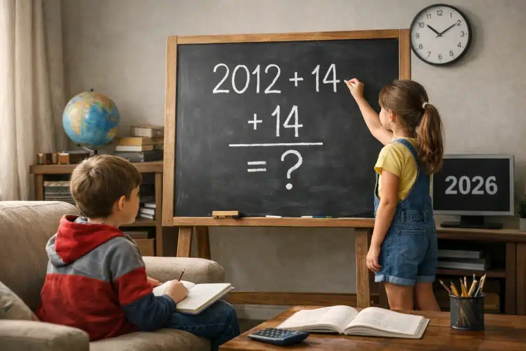 Quem nasceu em 2012 tem quantos anos em 2026