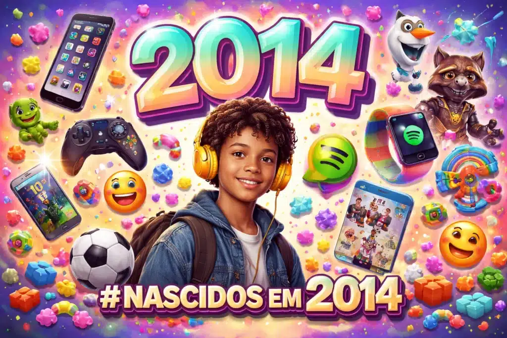 Quem nasceu em 2014 tem quantos anos em 2026