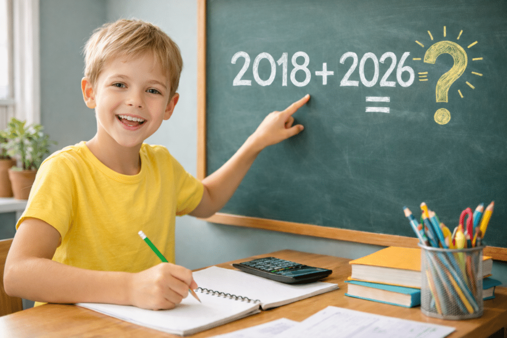 Quem nasceu em 2018 tem quantos anos em 2026 Descubra de forma fácil