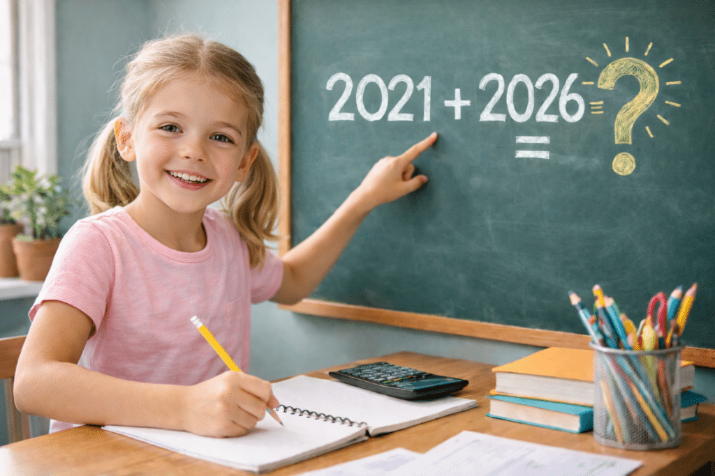 Quem nasceu em 2021 tem quantos anos em 2026 Descubra agora